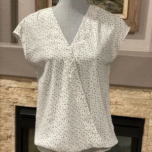 Blouse shirt petite Ann Taylor size SP white